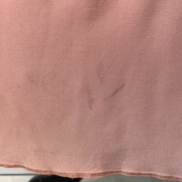 New We Are Women's Nude Long Sleeve Maxi Open Bag Front Slit Dress Size Small - Picture 5 of 16